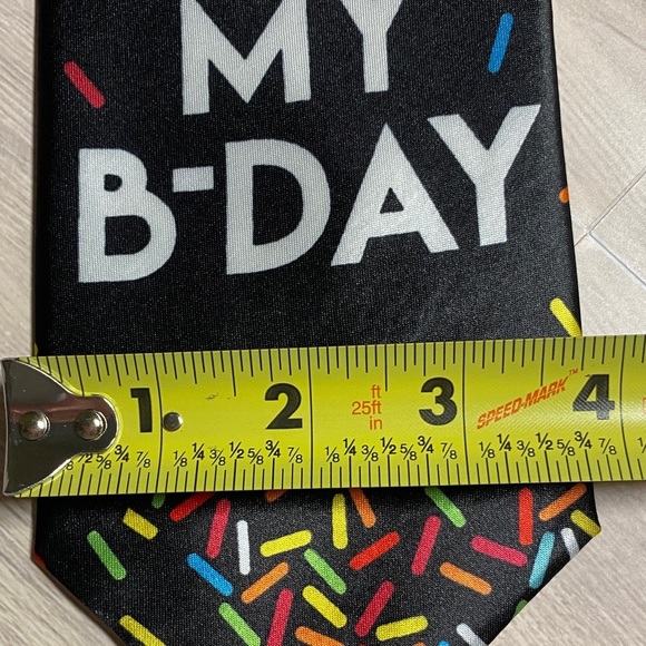 Amscan It’s My B-Day Black Tie with Colorful Sprinkles - Picture 14 of 14